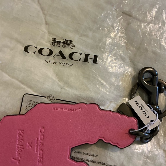 Coach X Keith Haring Robot Bag Charm Rare - Picture 7 of 14